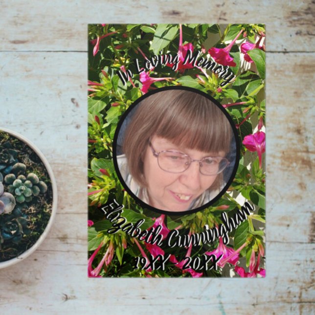 Faire-part Trois Volets Floral Four O'Clock's Patch Five (Créateur téléchargé)