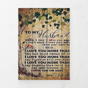 Faire-part Trois Volets Letter Family Decoration