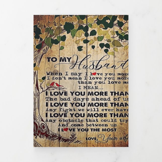 Faire-part Trois Volets Letter | Family Decoration | (Page de couverture)