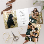 Faire-part Trois Volets Simple Style Bold Enregistrer la date Plusieurs ph<br><div class="desc">Capturer l'essence de l'amour dans un triplé étonnant, sauvez l'annonce de la date! Dites "Je fais" à notre simple et élégant enregistrer la date tri-pli et faire de votre journée spéciale se démarquer avec notre simple, mais élégant et audacieux Enregistrer la date annonce! Personnalisé avec votre date de mariage, noms,...</div>