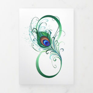 Faire-part Trois Volets Symbole de l'Infinity