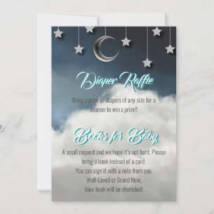 Faire-part Twinkle Little Star Diaper Raffle & Livres pour bé