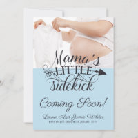Typographie moderne Blue Baby Boy Typographie Phot