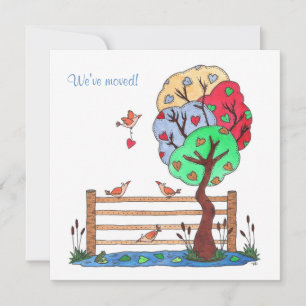 Faire-part Un endroit pour accrocher son coeur