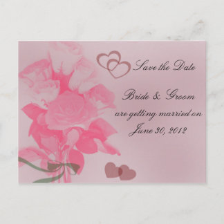 Faire-part Une douzaine de Roses sauvent la carte postale Dat