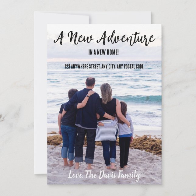 Faire-part Une nouvelle aventure ! (Devant)