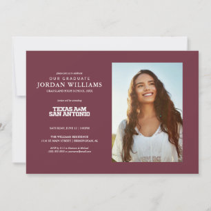 Faire-part Université Texas A&M de San Antonio