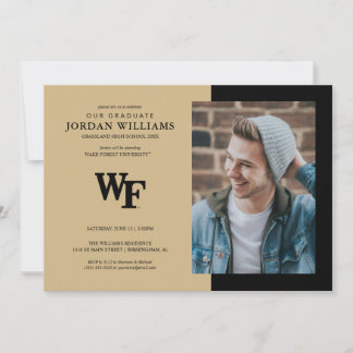 Faire-part Université Wake Forest | WF