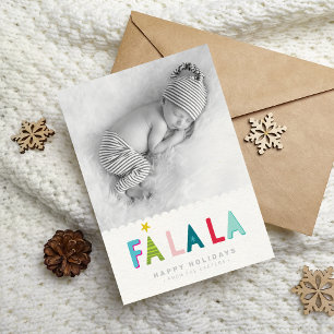 Faire-part VACANCES PHOTO fa la bold coloré type A