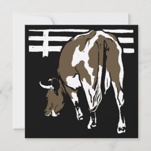Faire-part Vaches de la ferme victorienne