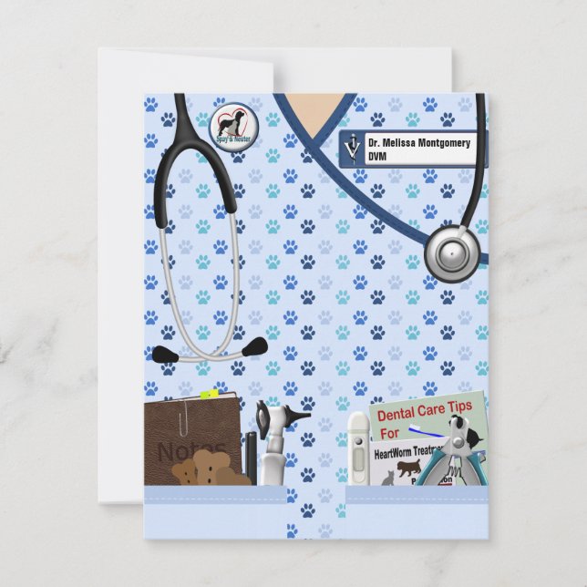 Faire-part vétérinaire (Devant)