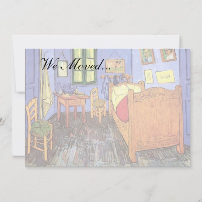 Faire-part Vincent Van Gogh - Chambre À Arles Art (Devant)