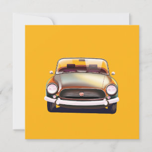 Faire-part Voiture classique vintage
