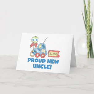 Faire-part Voiture Fière Nouveau Oncle C'est un garçon