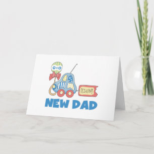 Faire-part Voiture Nouveau papa C'est un garçon