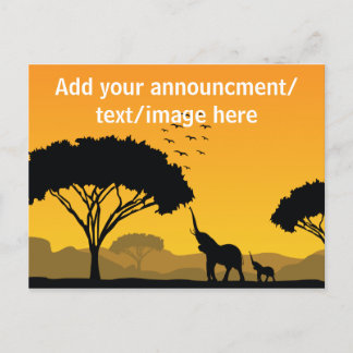 Faire-part Votre carte postale d'annonce/conception