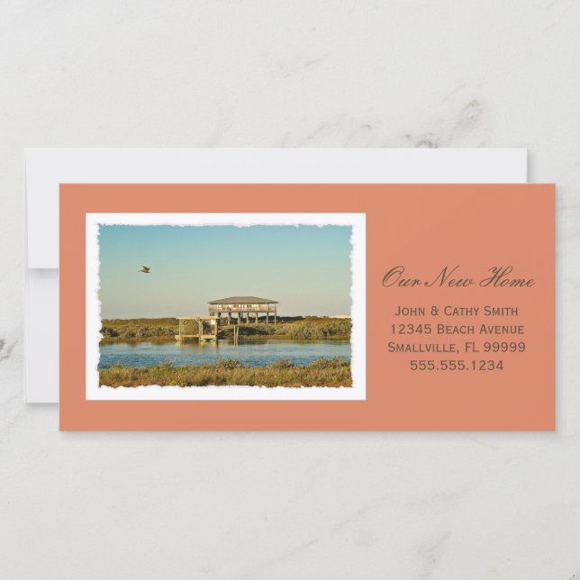 Faire-part Votre nouvelle image personnalisée Photographie pe (Devant)