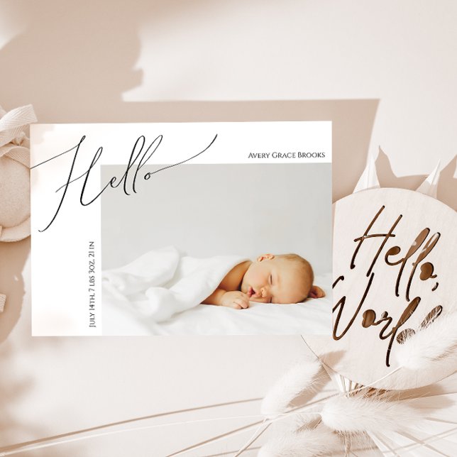 Faire-part Whimsical Genre Neutre Merci bébé (Créateur téléchargé)
