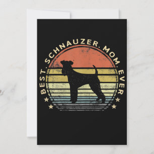 Faire-part Womens Best Schnauzer Mama Ever Dog Lover Toxits