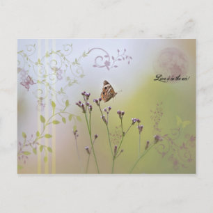 Faire-part Y'a de l'amour dans l'air ! Carte postale
