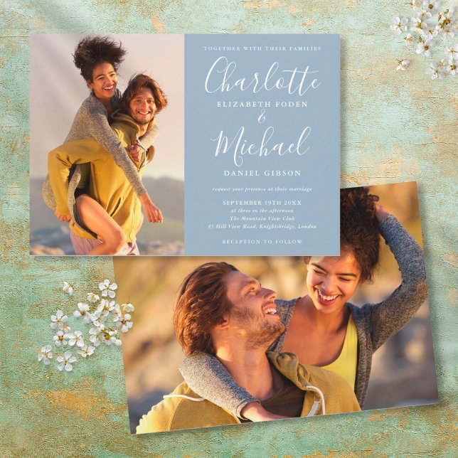 Faire poussiéreuse invitation de mariage avec écri (Créateur téléchargé)