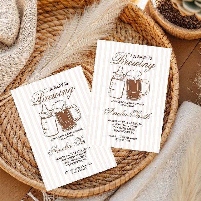Faire sauter le bouchon et les bières Invitation p (Créateur téléchargé)