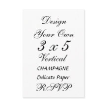 Faire soi-même 3 x 5 CHAMPAGNE Papier délicat