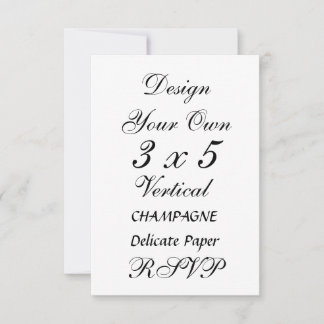 Faire soi-même 3 x 5  CHAMPAGNE Papier délicat