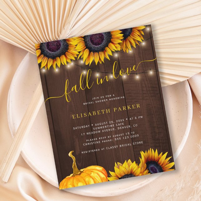 Faire tomber amoureux  rustique INVITATION budget  (Créateur téléchargé)