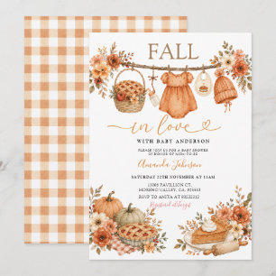 Faire tomber dans l'amour Invitation à une baby sh