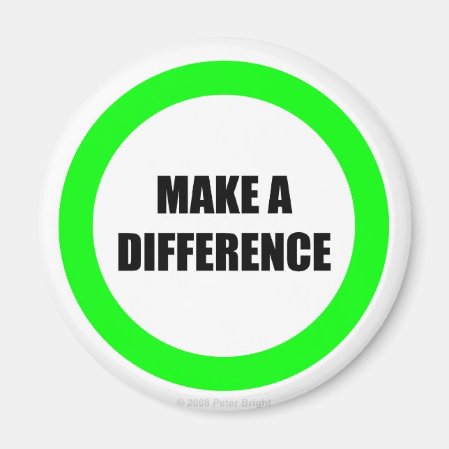 Faire une différence - Aimant (Devant)