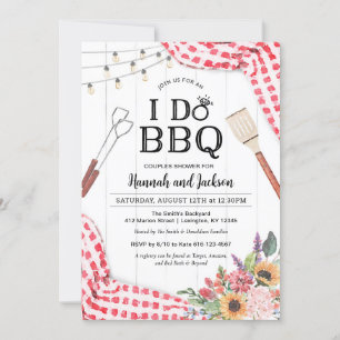 Faire une invitation BBQ pour couples Shower avec