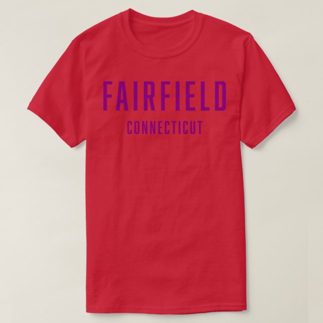 Fairfield Connecticut TShirt 5 (Design devant)