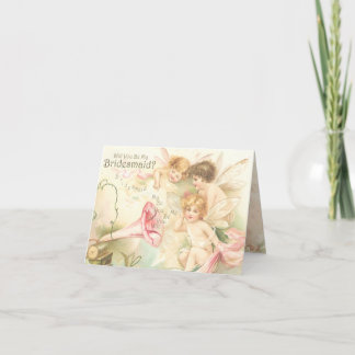 Fairies Faire-part Voulez-Vous Être Ma Bridesmaid