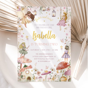 FAIRY Anniversaire Invitation Fairy Garden Anniver