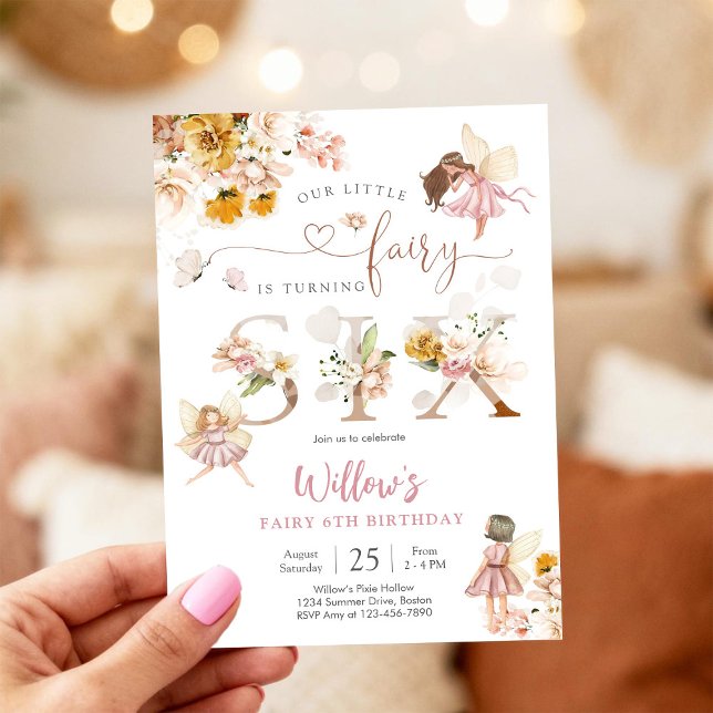 Fairy Birthday Invitation Girl (Créateur téléchargé)