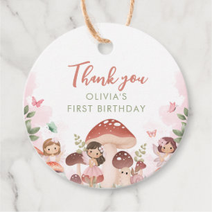 Fairy Birthday Merci Favoriser les étiquettes cade