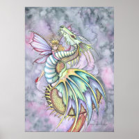 Fairy Dragon Poster Print by Molly Harrison