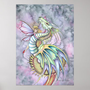 Fairy Dragon Poster Print by Molly Harrison