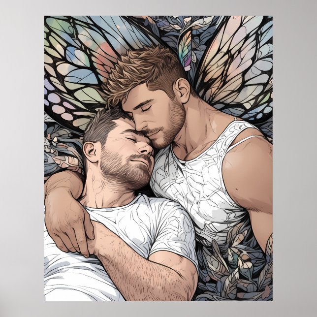 Fairy Ever After - Masculine Homme Poster (Devant)