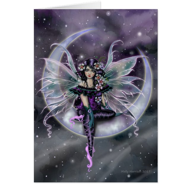 Fairy Fantasy Art de la Lune Lavande par Molly Har (Devant)