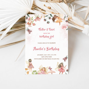 Fairy Garden Invitation Anniversaire