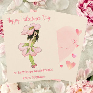 Fairy Happy We are Friends Kids Valentines Day