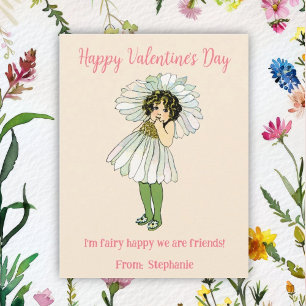 Fairy Happy We are Friends Kids Valentines Day