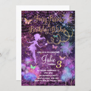 Fairy Kisses and Birthday Wives Invitation