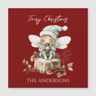 Fairy Merry Christmas Magnifique Carte de Noël