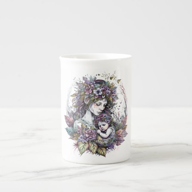 Fairy Mother and Child Specialty Mug (Devant)