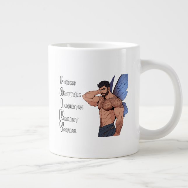 FAIRY, Mug Acrostique Fairy Musculaire Homme (Droite)