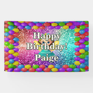 Fairy Personnalisé caractère bannière d'anniversai