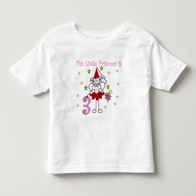 Fairy Princess 3e Anniversaire Tshirts et cadeaux (Devant)